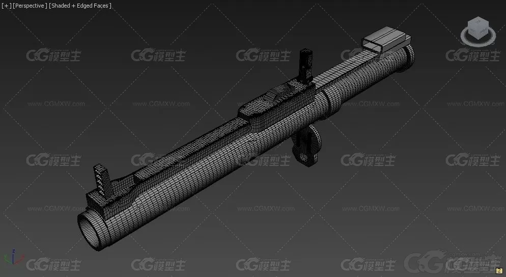 M72 火箭筒 RPG 3d模型 多文件格式-3