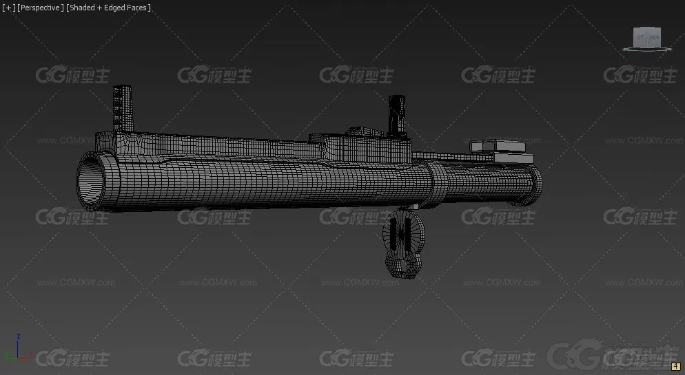 M72 火箭筒 RPG 3d模型 多文件格式-5