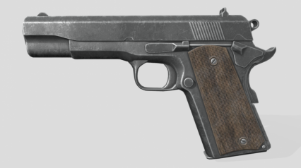 PBR 科尔特-m1911手枪 3D模型