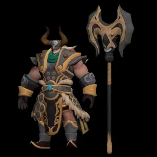 牛头战士 牛魔蒙面斗士 牛角战士 野蛮人 部落武士 勇士 古代士兵3d模型