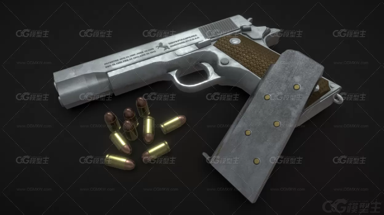 柯尔特-M1911 手枪 武器 枪械 装备 军事-1