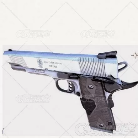 次时代写实柯尔特COLT1911手枪模型-7