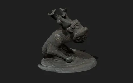 中国古代青铜器盖子模型