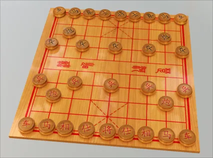 Blender写实风格中国象棋模型MAYA道具FBX建模渲染设计3D素材