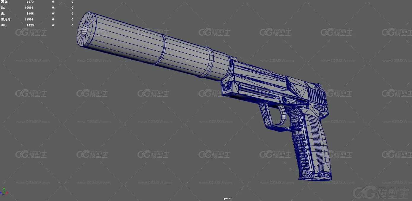 消音器手枪 枪械 杀手专用 武器 特工手枪 USP手枪 半自动手枪 消音手枪 新型涂装手枪-11