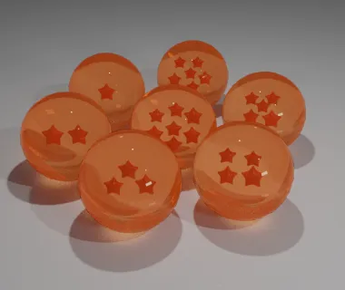Blender七龙珠 召唤神龙的珠子