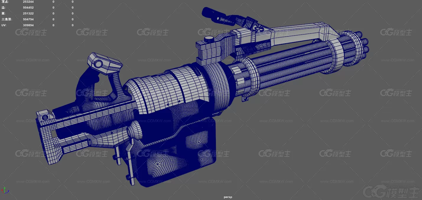 加特林机枪 重型机枪 军事武器 防御武器 机关枪 火神炮 多管旋转机关枪 重武器-9