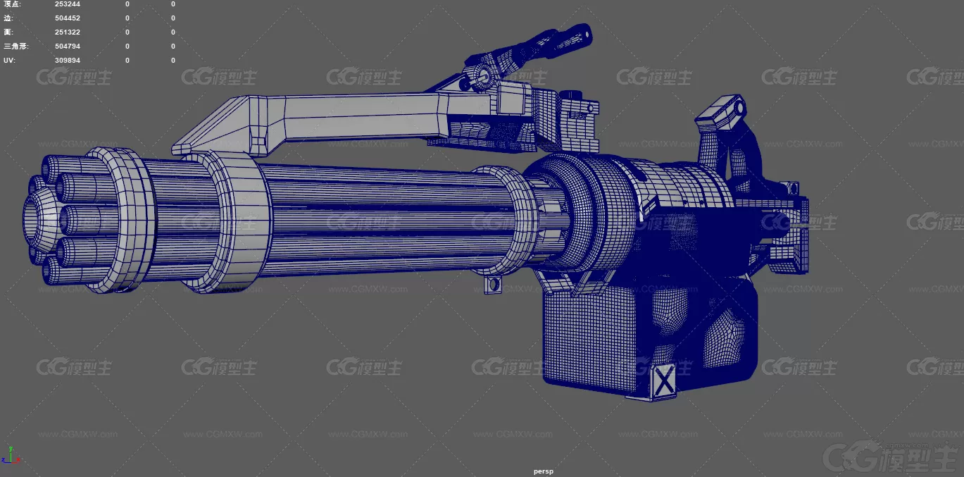 加特林机枪 重型机枪 军事武器 防御武器 机关枪 火神炮 多管旋转机关枪 重武器-11