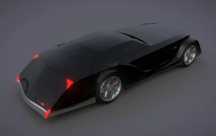科幻汽车 汽车 未来汽车 科幻车 概念汽车 飞行汽车3D模型