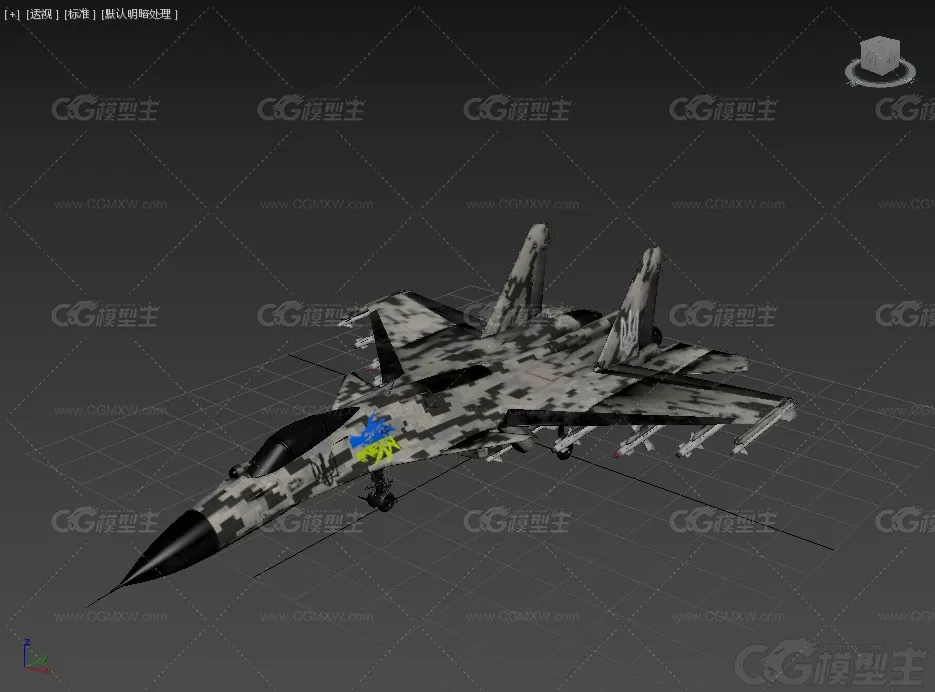 Mig-29 乌克兰版 米格-29多用途战斗机 米格29 MIG29 MIG-29 战斗飞机 歼击机3D模型-7