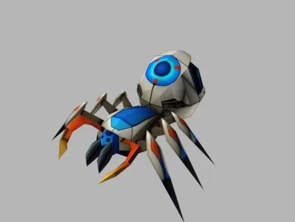 机甲蜘蛛 机械蜘蛛 机器人蜘蛛 蜘蛛战士 科幻蜘蛛3D模型