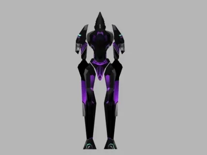 GW-1型号机甲 机甲战士 机器人 未来战士 机甲武士3D模型