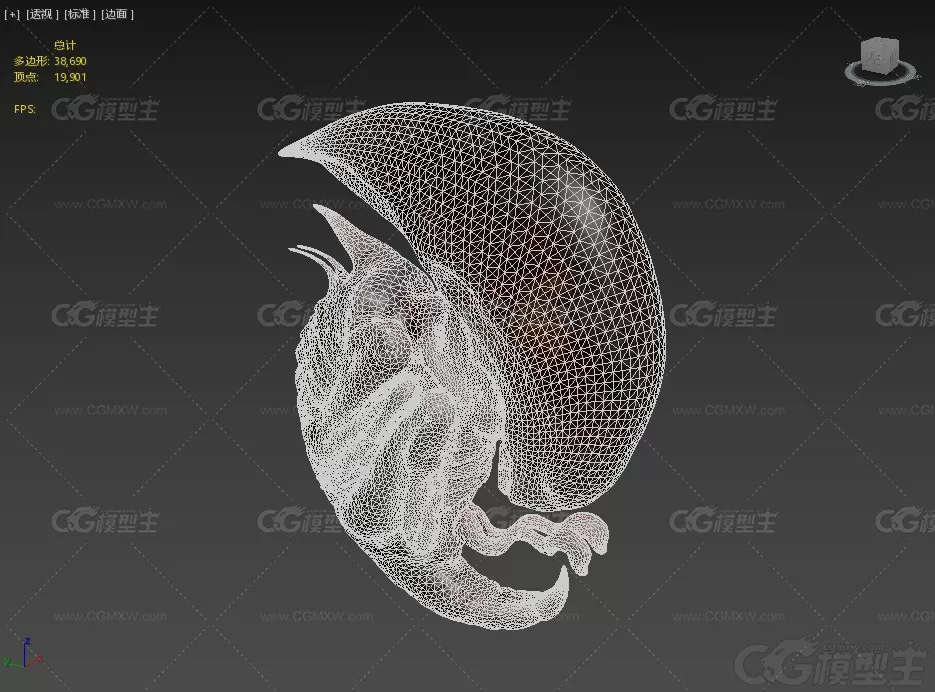 外星胚胎 外星生物 外星甲虫 外星怪物3D模型-3