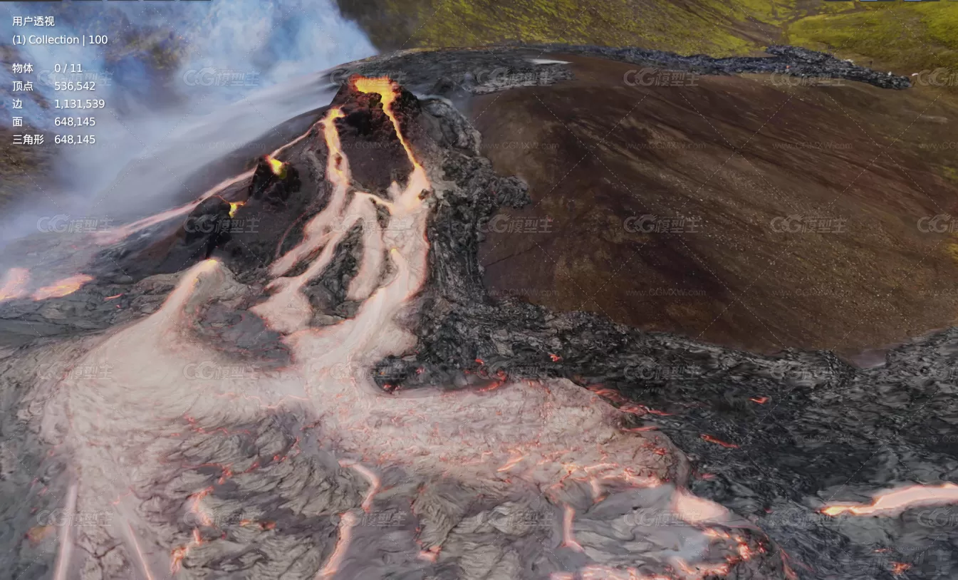 火山灰 岩浆 活火山 火山坑 火山 熔岩 岩石 火星 炼狱 焦土 荒野 荒漠 沙漠  发布...-5