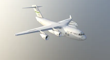 c-17运输机 环球霸王 大型军用运输机 战略运输机 重型运输机 军用飞机 大型战略战...