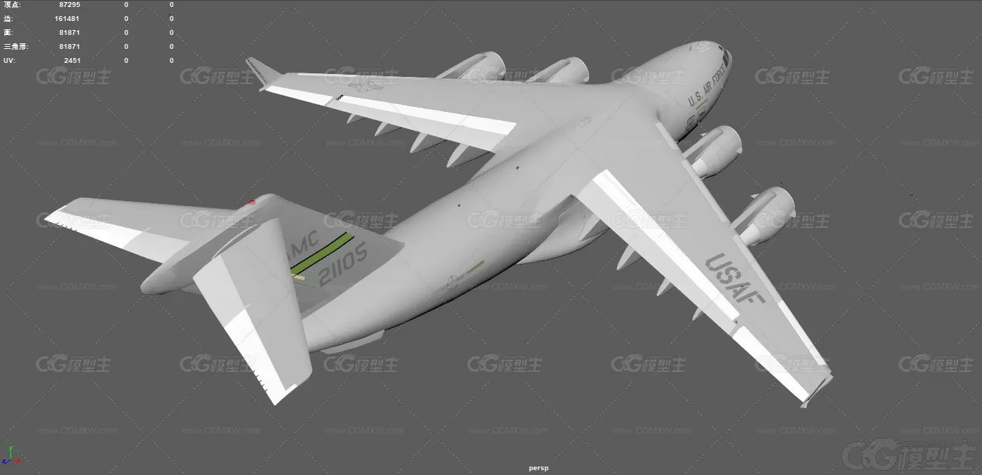 c-17运输机 环球霸王 大型军用运输机 战略运输机 重型运输机 军用飞机 大型战略战...-4