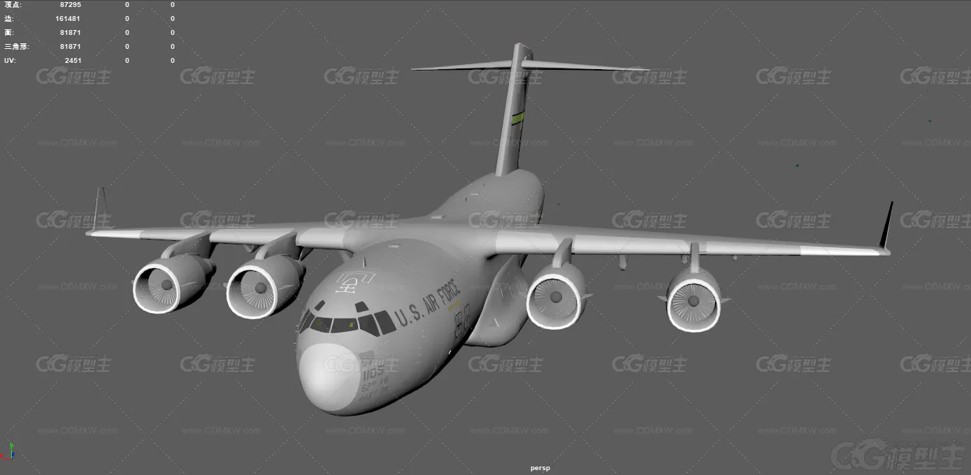 c-17运输机 环球霸王 大型军用运输机 战略运输机 重型运输机 军用飞机 大型战略战...-6