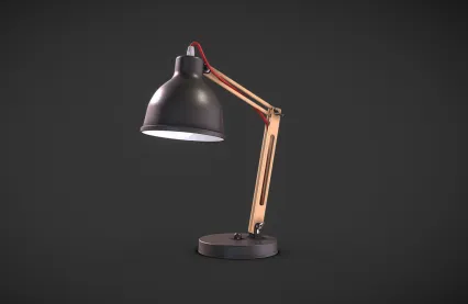 现代台灯 室内设计用台灯 台灯 坐灯 豪华台灯3D模型