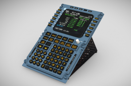 空客A320 MCDU 飞机控制面板 客机控制面板3D模型