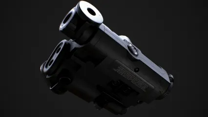 瞄准激光瞄准器 夜视仪 军用望远镜 激光瞄准镜3D模型