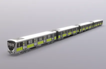 地铁车辆 Subway 有轨现代电车 轨道车 轨道电车 火车 轻轨电车 高铁 磁悬浮列车