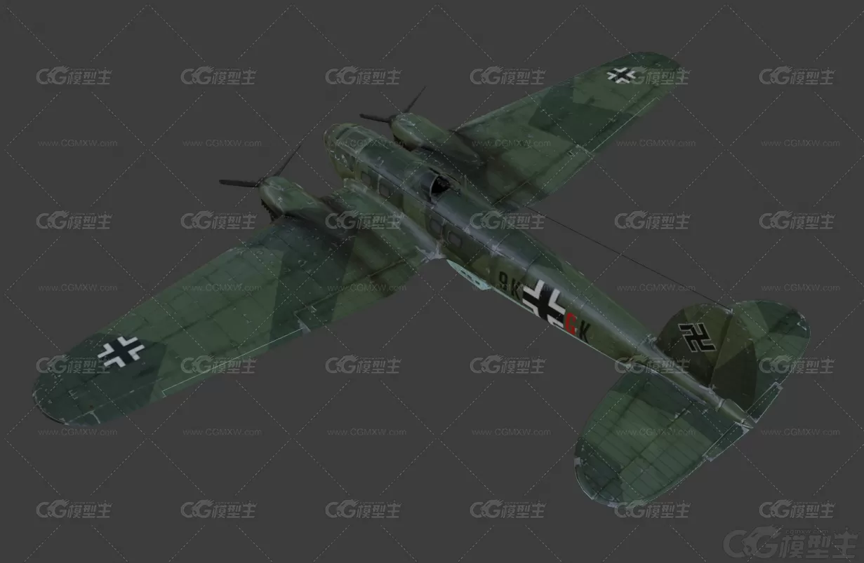 德国中型轰炸机亨克尔He 111HE111 亨克尔He-111中型轰炸机(Heinkel He 111) 战斗机-2