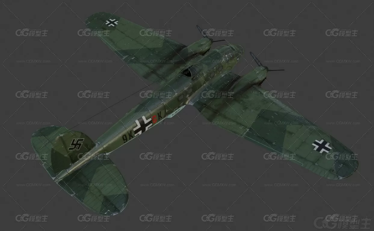 德国中型轰炸机亨克尔He 111HE111 亨克尔He-111中型轰炸机(Heinkel He 111) 战斗机-3