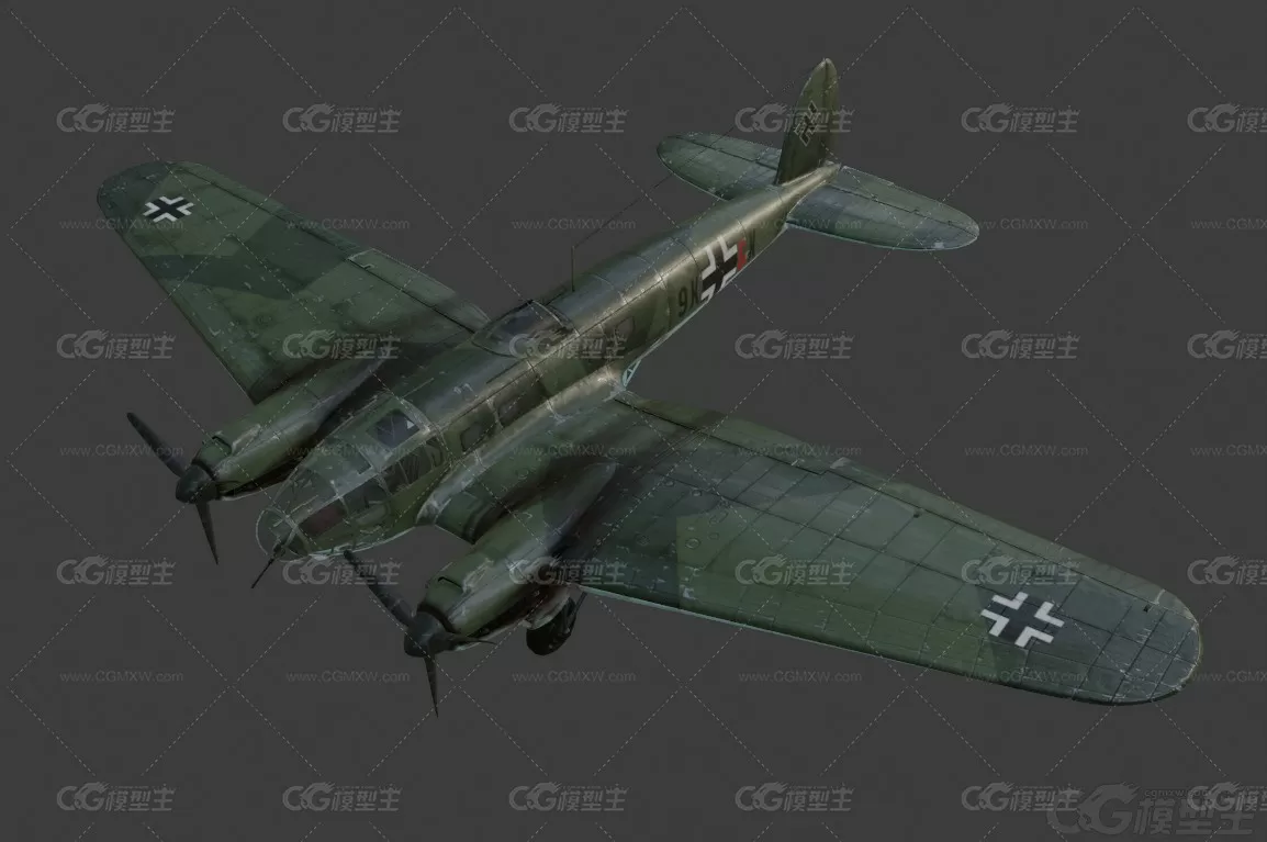 德国中型轰炸机亨克尔He 111HE111 亨克尔He-111中型轰炸机(Heinkel He 111) 战斗机-4