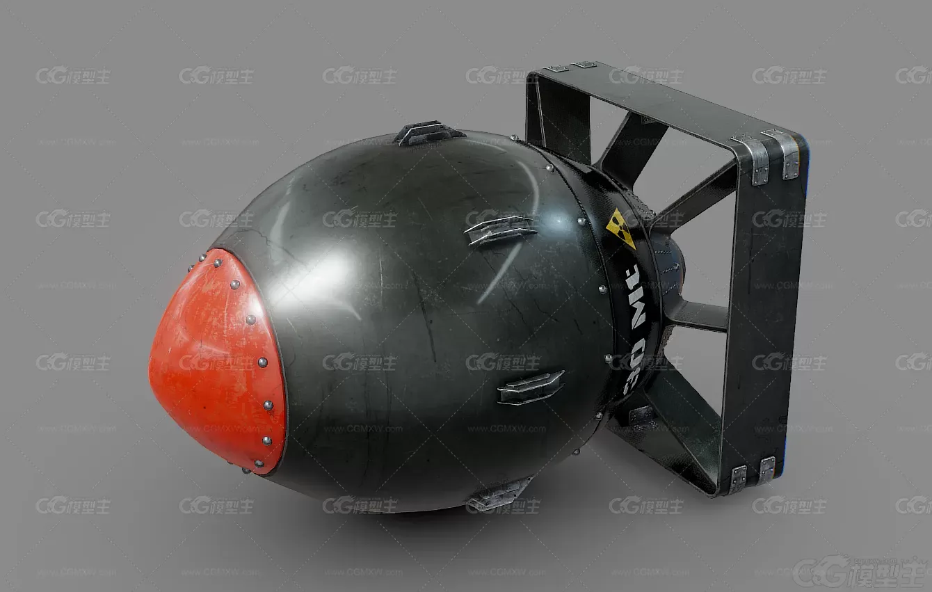 次世代 PBR 原子弹 核弹 氢弹 炸弹 大当量 小男孩 现代武器 核武 武器军备-1