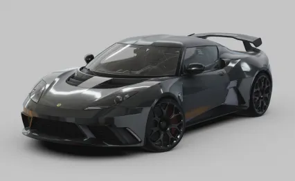 路特斯Evora GTE跑车 电动跑车 超级跑车 豪华汽车 莲花埃武拉GTE3D模型