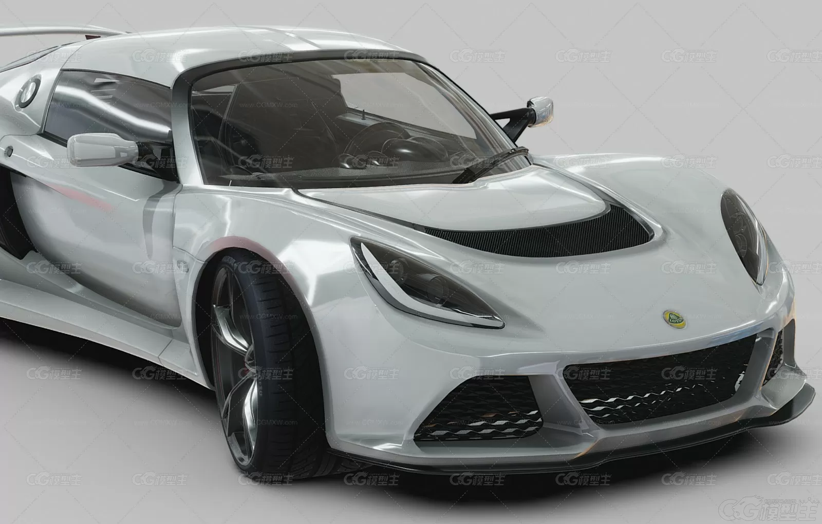 路特斯Exige S高性能跑车 超级跑车 赛车 豪华汽车3D模型-5