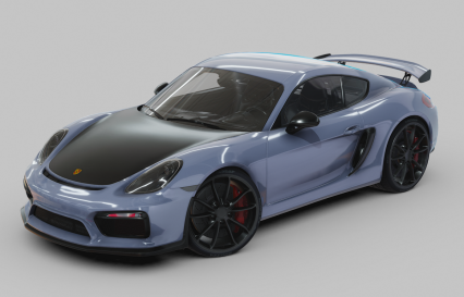 保时捷Cayman GT4超级跑车 赛车 超跑 保时捷汽车3D模型