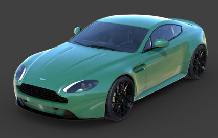 阿斯顿·马丁汽车 豪华汽车 小汽车 Aston Martin Vantage V8汽车3D模型