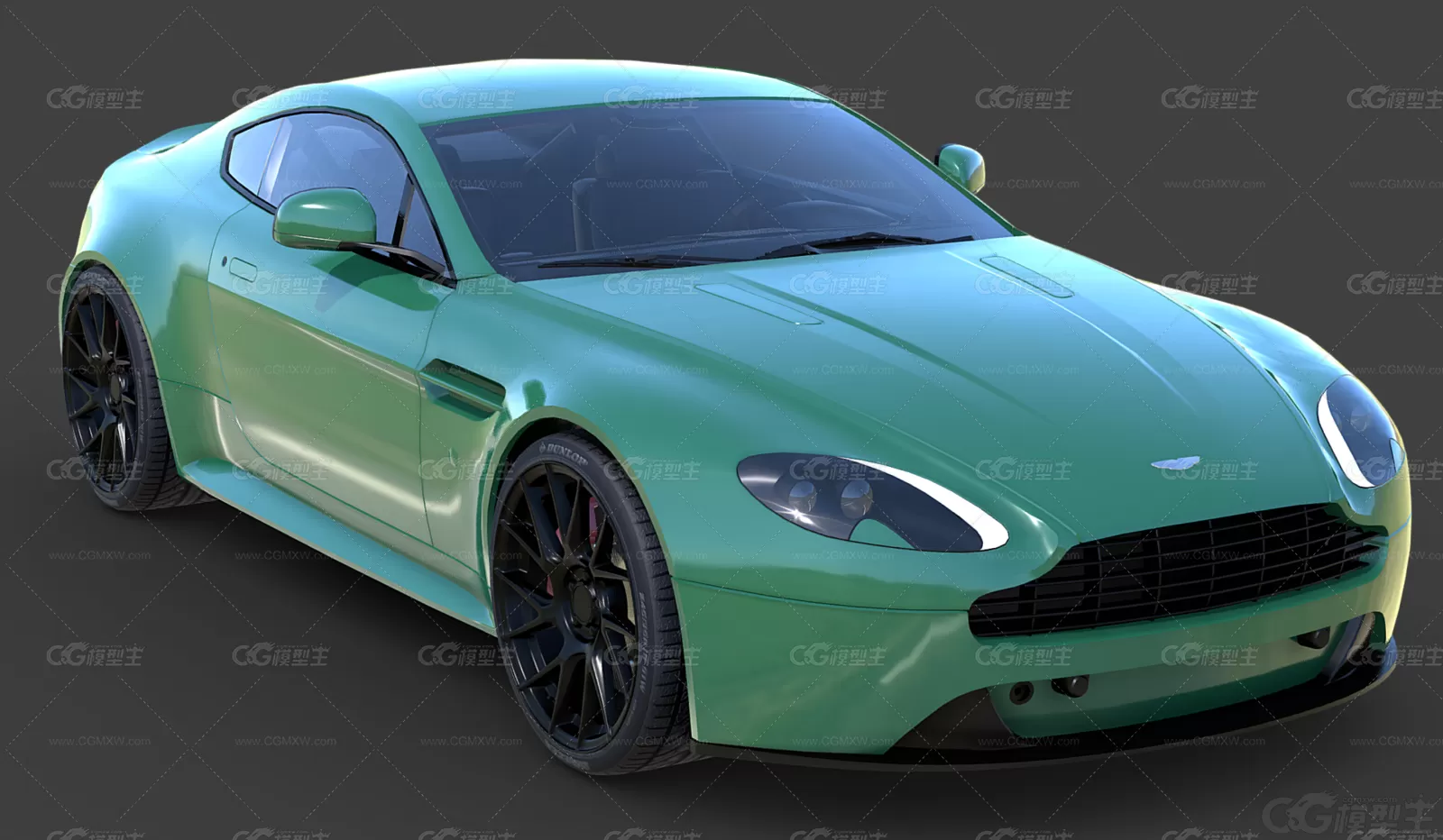 阿斯顿·马丁汽车 豪华汽车 小汽车 Aston Martin Vantage V8汽车3D模型-5