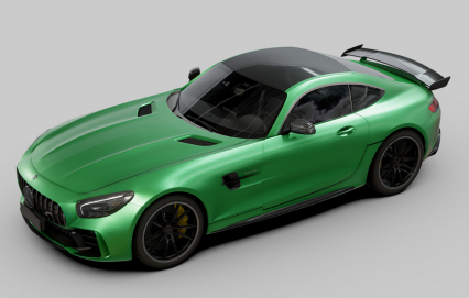 梅赛德斯奔驰Mercedes AMG GT R 2017奔驰amg汽车 豪华汽车 小汽车 奔驰汽车3D模型