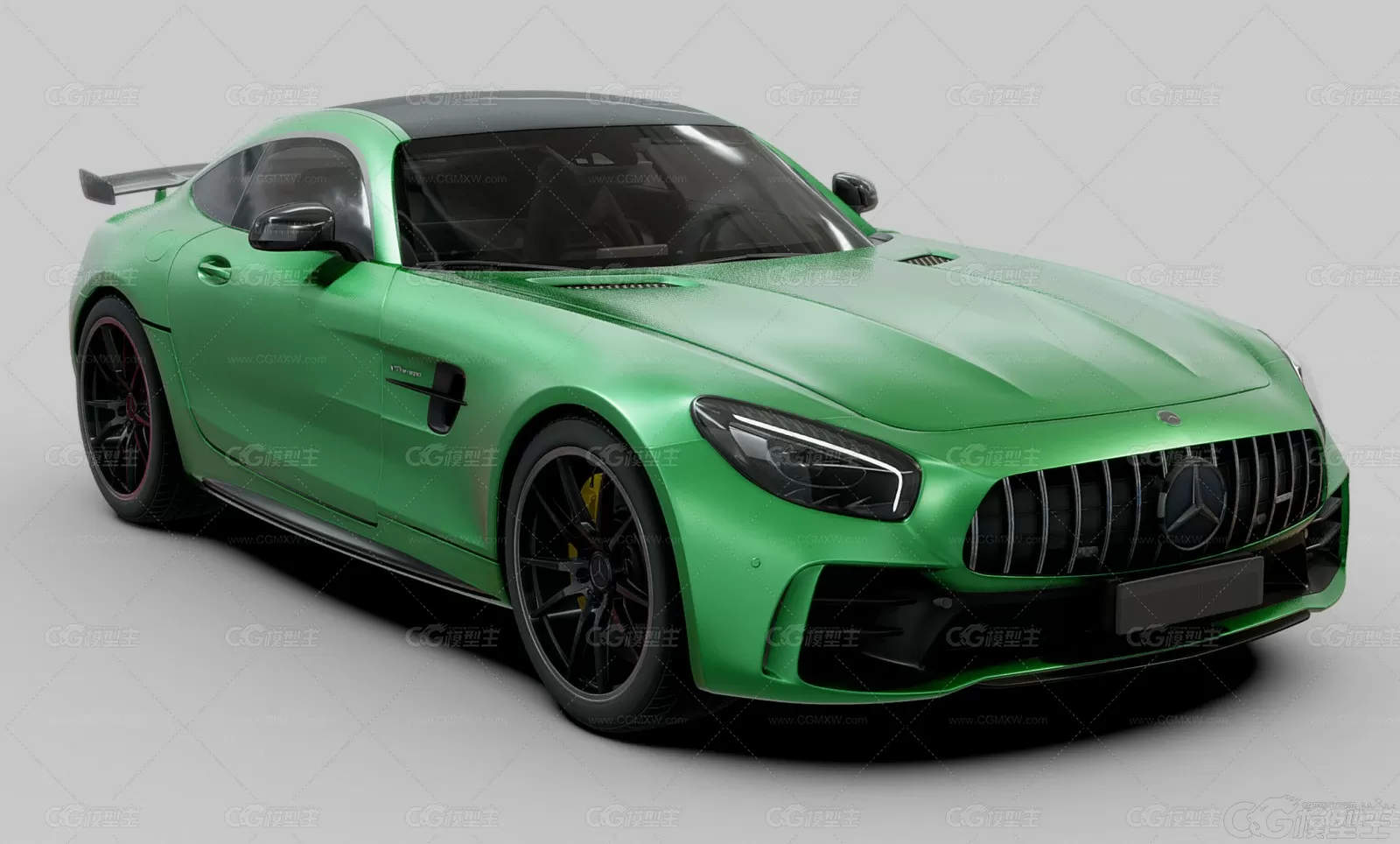 梅赛德斯奔驰Mercedes AMG GT R 2017奔驰amg汽车 豪华汽车 小汽车 奔驰汽车3D模型-5