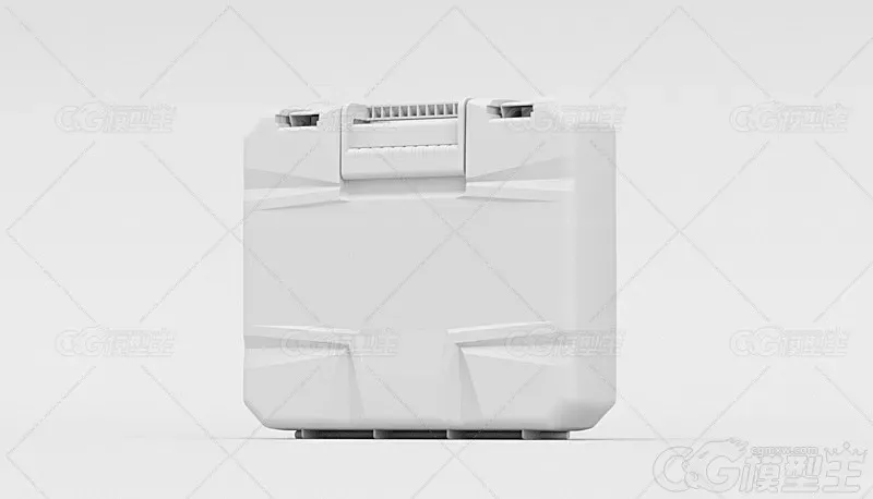 五金工具电动工具收纳箱塑料箱模型-5
