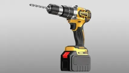 电钻锂电钻充电式电钻模型obj格式 可导入Maya C4D 3dsmsx