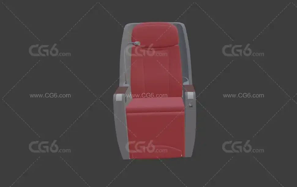 高铁座椅 商务座椅 飞机商务座椅 商务舱桌椅3D模型 头等舱座椅 扶手椅 头等舱沙发-4