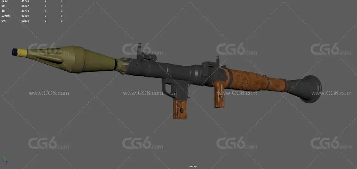 rpg-7型火箭炮 RPG 单兵火箭筒 军事武器 火炮器械 反装甲武器 火箭筒 反坦克导弹-4