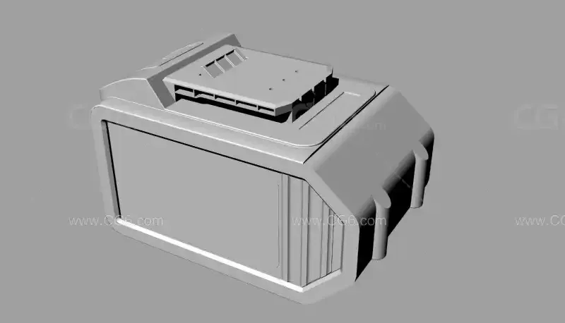 五金工具 电钻锂电池 obj格式 可导入Maya C4D 3dsmax-2