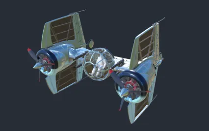 星球大战战斗机 太空战斗机 宇宙战舰 个人战舰 宇宙战斗机 科幻战斗机3D模型