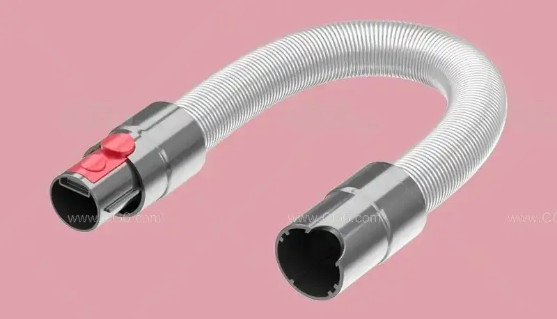生活电器 戴森吸尘器V7V8V10V11全系软管 obj格式 可导入Maya C4D 3dsmax-1