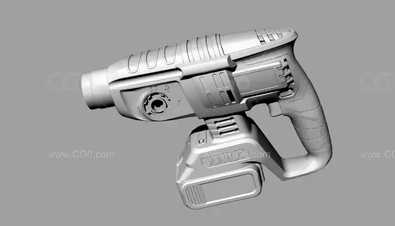 五金工具 电锤 电钻 冲击钻 obj格式 可导入Maya C4D 3dsmax-2
