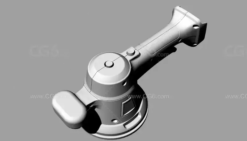五金工具 瓷砖平铺机 obj格式 可导入Maya C4D 3dsmax-3