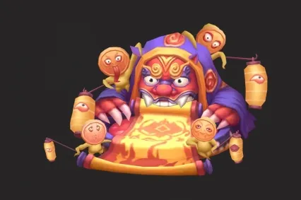 卡通木偶  召唤镇  迷幻场地 祭坛 祭祀 神坛3D模型