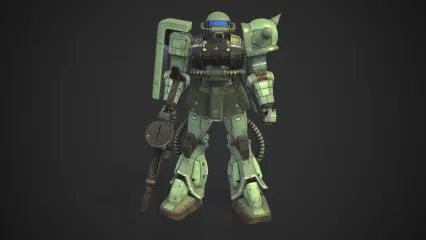 陆战扎古MS06 ZAKU-II 模型 扎古机动战士高达 机甲战士 合金战士 未来机器人战士