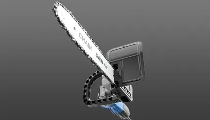 五金工具 角磨机转电链锯 使用3ds Max 2018及以上版本打开