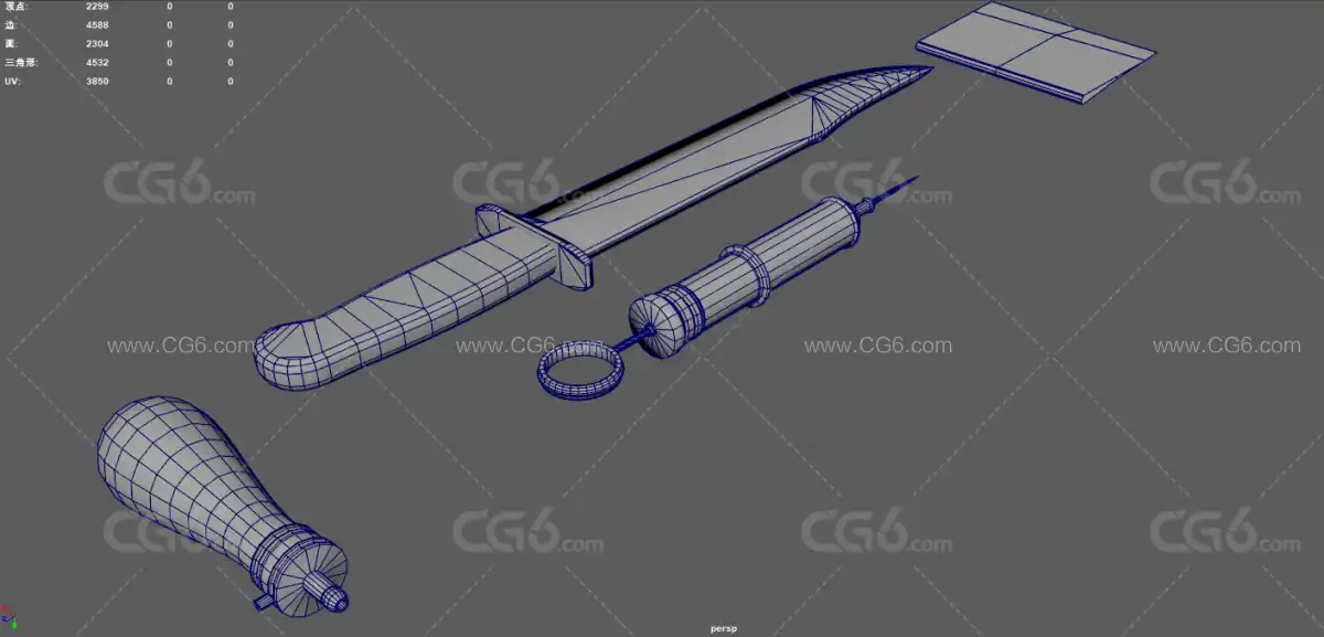 老式注射器 不锈钢注射器 医疗道具 刀 地图 短刀 剔刀 锥子把 野外生存道具 医用工...-8