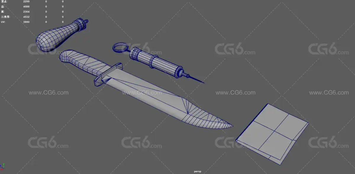 老式注射器 不锈钢注射器 医疗道具 刀 地图 短刀 剔刀 锥子把 野外生存道具 医用工...-10